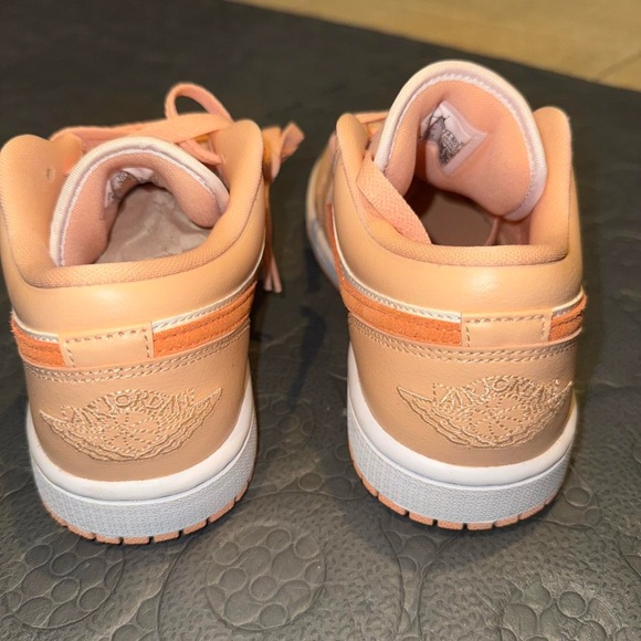 Nike Orange and White Low-Top Sneakers - Picture 5 of 5